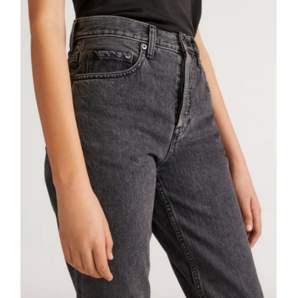 Everlane The 90s Cheeky Jean Organic Cotton Black Button Fly - Picture 15 of 16